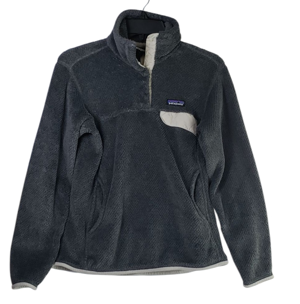 Patagonia Polartec Thermal Pro Gray Long Sleeve Pullover Size Small